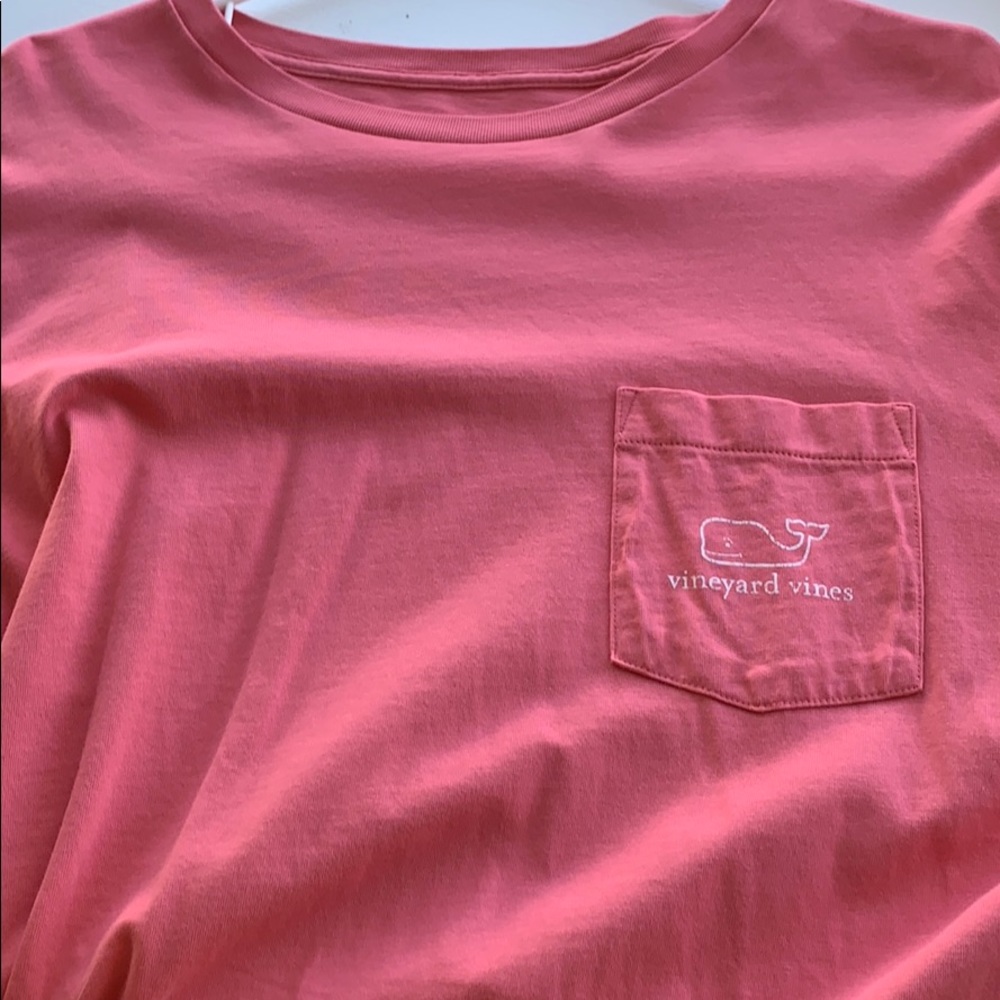 Pink Vineyard Vine Pocket Long Sleeve